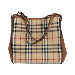 Burberry Horseferry Check Small Canterbury Panels Tote Bag