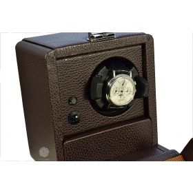 Scatola del Tempo Chocolate 1RT Over Size Watch Winder