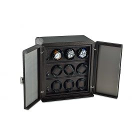 Scatola del Tempo Black 9RT Over Size Watch Winder