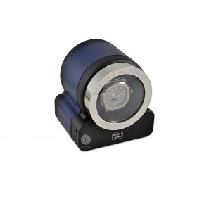 Scatola del Tempo Navy Blue Rotor One Hdg Watch Winder