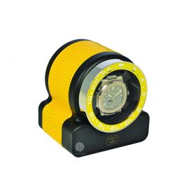Scatola del Tempo Yellow Rotor One Sport Watch Winder