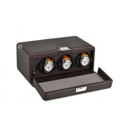 Scatola del Tempo Chocolate 3RT Over Size Watch Winder