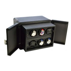 Scatola del Tempo Black 6RT Over Size Watch Winder