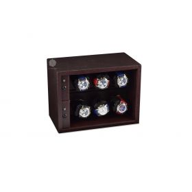 Scatola del Tempo Chocolate Cornice 6RT XXL Compact Watch Winder