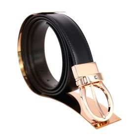 Montblanc Classic Line Reversible Leather Boucle Buckle Belt 