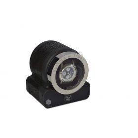 Scatola del Tempo Nabuk Black Rotor One Hdg Watch Winder