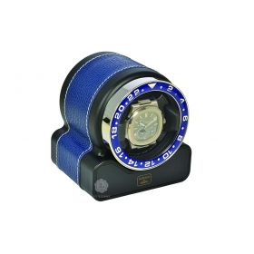 Scatola del Tempo Navy Blue Rotor One Sport Watch Winder
