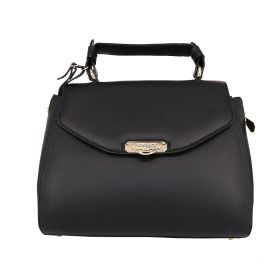Versace Collection Satchel Leather Black