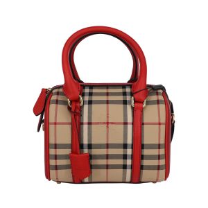 Burberry Small Horseferry Check Alchester Bowling Bag